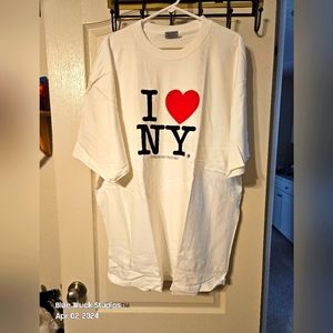 I Love New York Shirt Size XL Vintage New